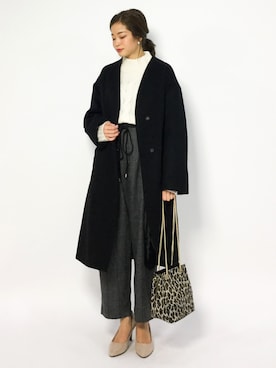 mihiroさん（レディース・156cm）の冬コーディネート