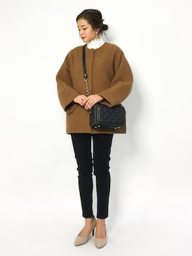 mihiroさん（レディース・156cm）の冬コーディネート