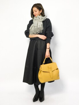 mihiroさん（レディース・156cm）の冬コーディネート