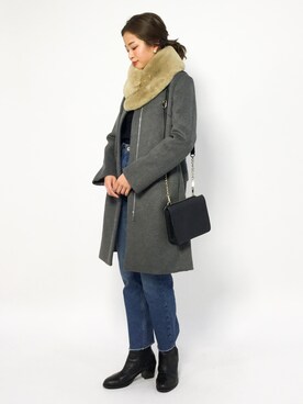 mihiroさん（レディース・156cm）の冬コーディネート