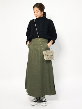 mihiroさん（レディース・156cm）の冬コーディネート