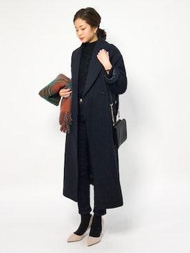 mihiroさん（レディース・156cm）の冬コーディネート