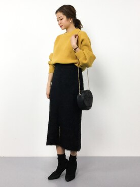 mihiroさん（レディース・156cm）の冬コーディネート