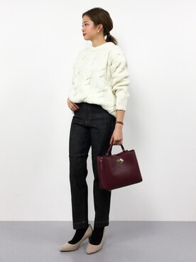 mihiroさん（レディース・156cm）の冬コーディネート