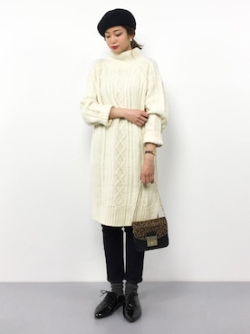 mihiroさん(レディース・156cm)の冬コーディネート