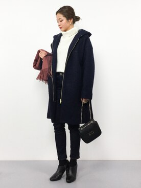 mihiroさん（レディース・156cm）の冬コーディネート