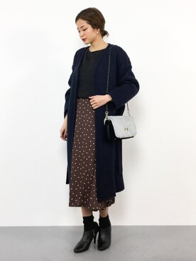 mihiroさん（レディース・156cm）の冬コーディネート