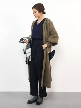 mihiroさん（レディース・156cm）の冬コーディネート