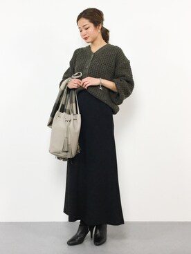 mihiroさん（レディース・156cm）の冬コーディネート