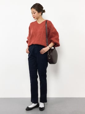 mihiroさん（レディース・156cm）の冬コーディネート