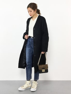 mihiroさん（レディース・156cm）の冬コーディネート