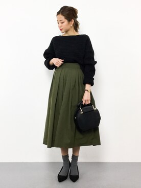 mihiroさん（レディース・156cm）の冬コーディネート