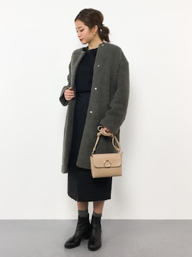 mihiroさん（レディース・156cm）の冬コーディネート