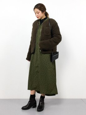 mihiroさん（レディース・156cm）の冬コーディネート