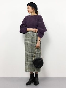 mihiroさん（レディース・156cm）の冬コーディネート