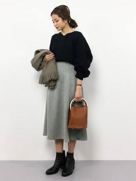 mihiroさん(レディース・156cm)の冬コーディネート
