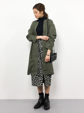 mihiroさん（レディース・156cm）の冬コーディネート