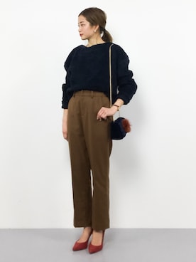 mihiroさん（レディース・156cm）の冬コーディネート