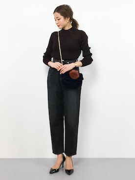 mihiroさん（レディース・156cm）の冬コーディネート