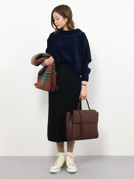 mihiroさん（レディース・156cm）の冬コーディネート