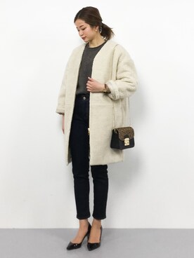 mihiroさん（レディース・156cm）の冬コーディネート