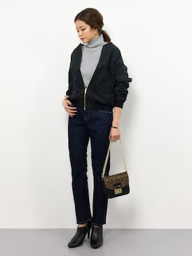 mihiroさん（レディース・156cm）の冬コーディネート