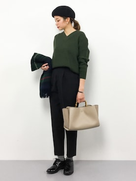 mihiroさん（レディース・156cm）の冬コーディネート