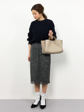 mihiroさん（レディース・156cm）の冬コーディネート