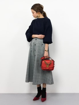 mihiroさん（レディース・156cm）の冬コーディネート