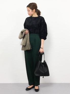 mihiroさん（レディース・156cm）の冬コーディネート