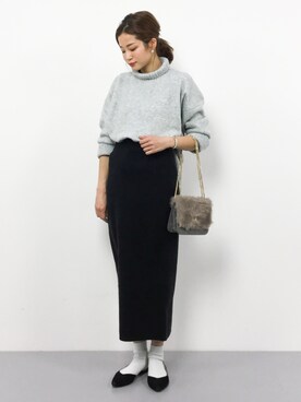 mihiroさん（レディース・156cm）の冬コーディネート