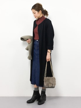 mihiroさん(レディース・156cm)の冬コーディネート