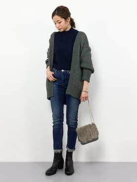 mihiroさん（レディース・156cm）の冬コーディネート