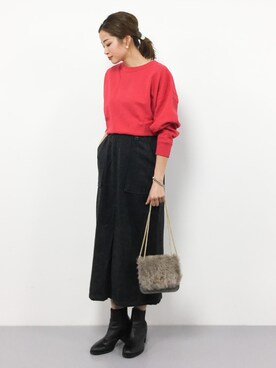 mihiroさん（レディース・156cm）の冬コーディネート