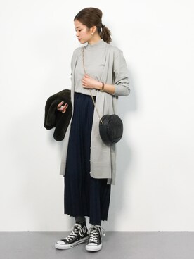 mihiroさん（レディース・156cm）の冬コーディネート