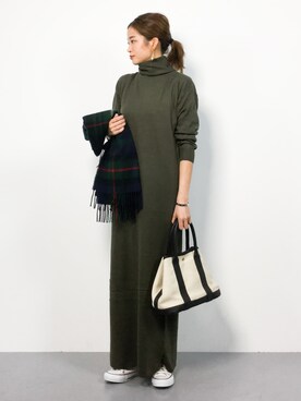 mihiroさん（レディース・156cm）の冬コーディネート