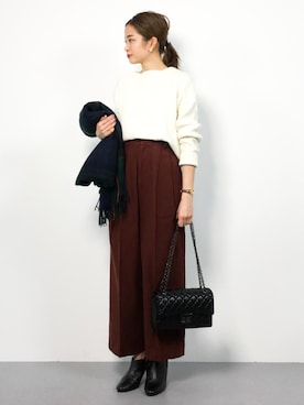 mihiroさん（レディース・156cm）の冬コーディネート