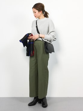 mihiroさん（レディース・156cm）の冬コーディネート