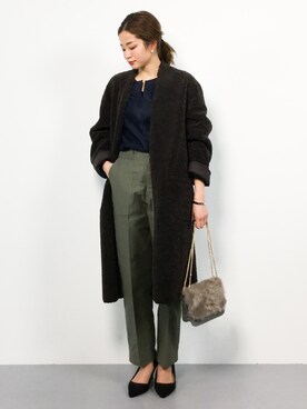 mihiroさん（レディース・156cm）の冬コーディネート