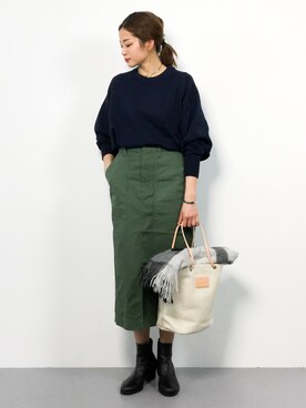 mihiroさん（レディース・156cm）の冬コーディネート