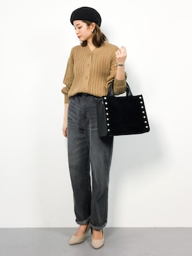 mihiroさん（レディース・156cm）の冬コーディネート