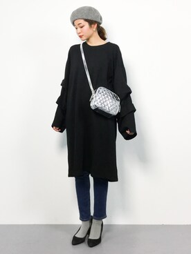 mihiroさん（レディース・156cm）の冬コーディネート