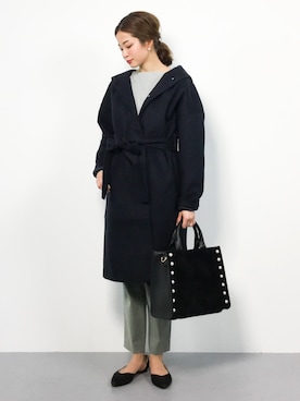 mihiroさん（レディース・156cm）の冬コーディネート