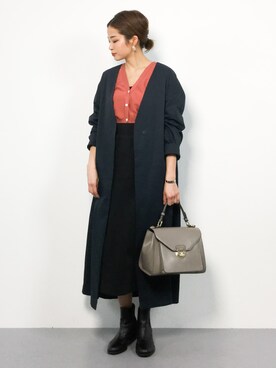 mihiroさん（レディース・156cm）の冬コーディネート