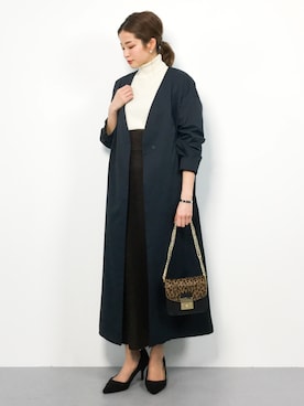 mihiroさん（レディース・156cm）の冬コーディネート