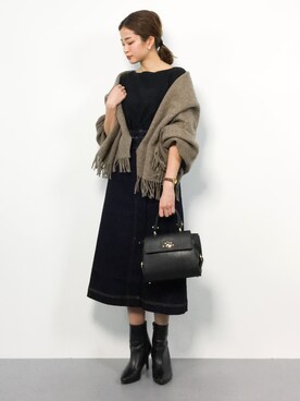 mihiroさん（レディース・156cm）の冬コーディネート