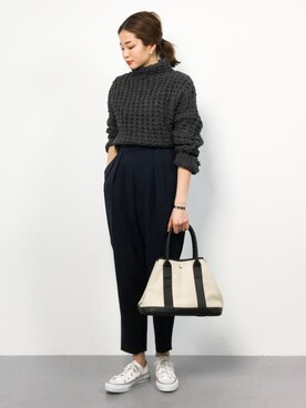 mihiroさん（レディース・156cm）の冬コーディネート