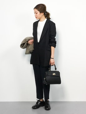 mihiroさん（レディース・156cm）の冬コーディネート