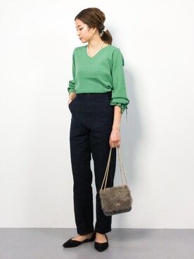 mihiroさん（レディース・156cm）の冬コーディネート