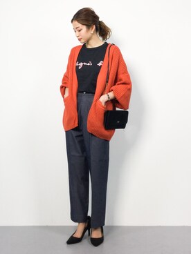 mihiroさん（レディース・156cm）の冬コーディネート